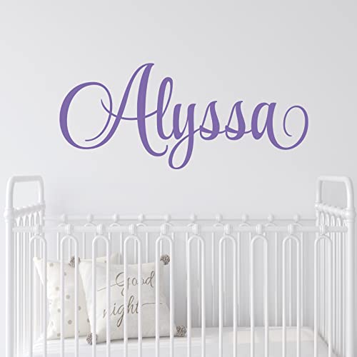 Vinilo decorativo personalizado para pared nombre niños miniatura 6