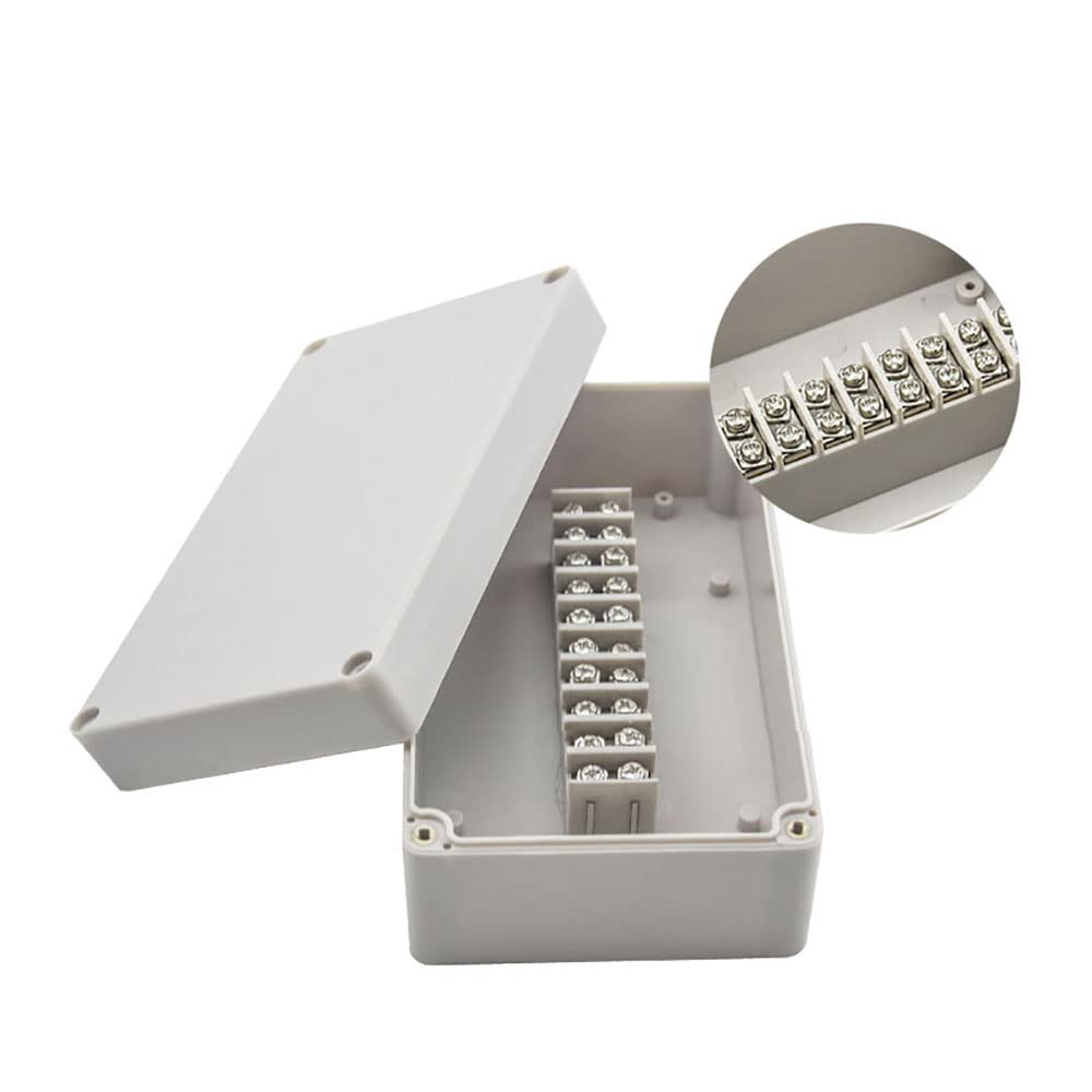 Scatola di giunzione impermeabile Ip66, scatola di giunzione esterna 25a 600v, scatola di giunzione impermeabile in plastica, scatola di giunzione esterna per cavo di alimentazione, scatola di