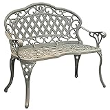 Innova Regis Loveseat Cast Iron/Cast Aluminum Outdoor Bench