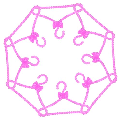 STOBAZA 100Pcs Mini Doll Clothes Hangers Doll Garment Hangers for Tiny Dolls Apparel Doll Accessories and Supplies for Organizing Doll Outfits