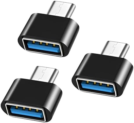 Adaptador USB C a USB (3 Piezas), Adaptador OTG para Dispositivos...