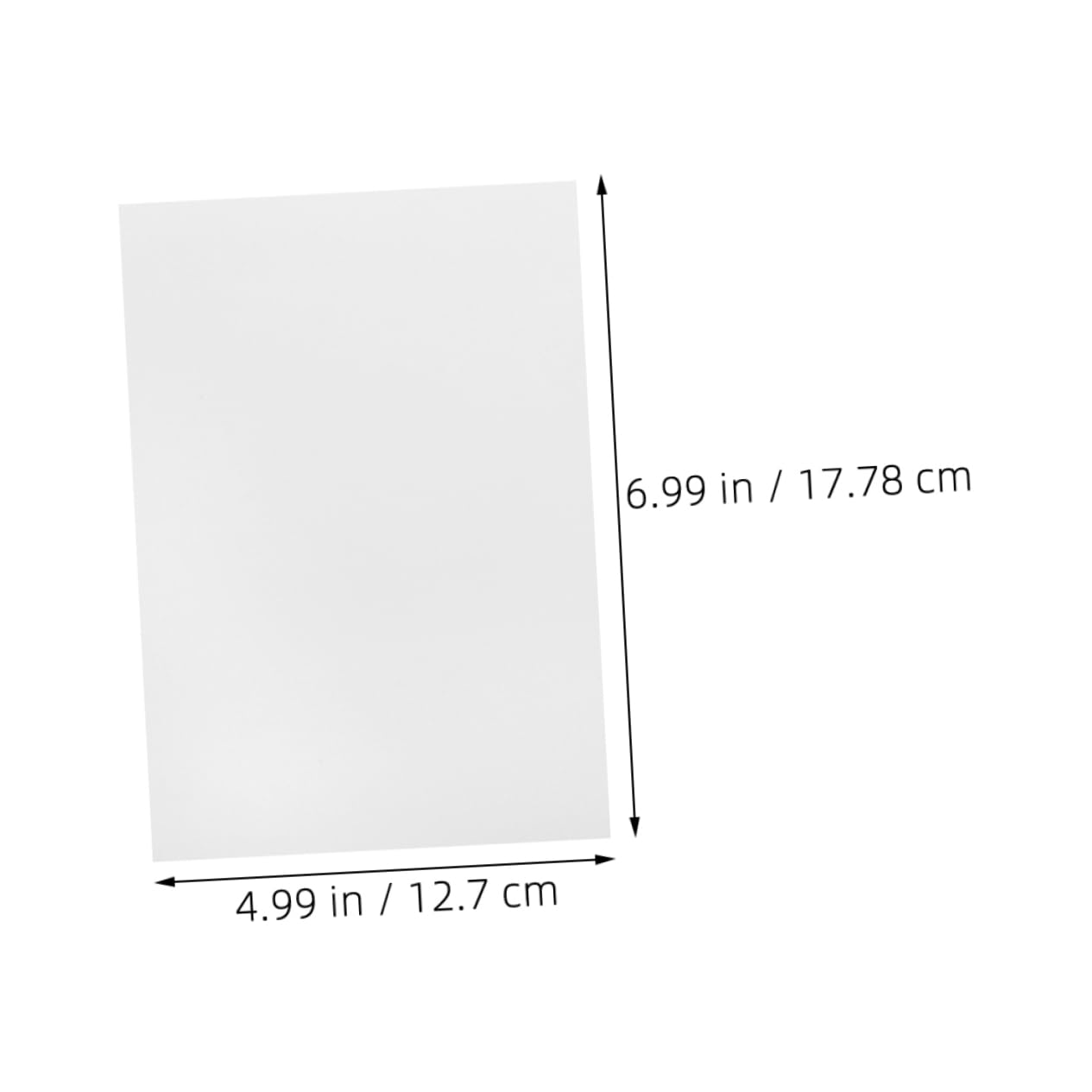 Happyyami 100 Blatt Glänzendes Fotopapier Wasserfest Schnell Trocknend für Tintenstrahldrucker Weiß 100 Stück Packung