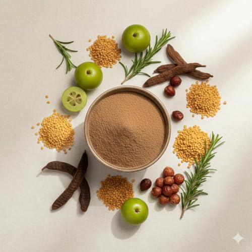 Image of Natural Hair Wash Powder | Controls Hair Fall, Removes Dandruff & Promotes Thicker, Hair Growth | Amla, Reetha, Shikakai, Methi & Rosemary | Sulphate-Free | 200g