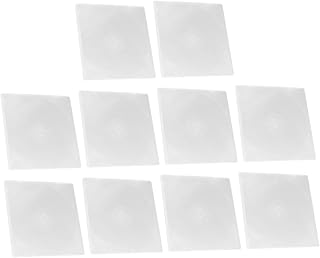 NUSITOU 10 Pçs Caixas De CD Capa De Dvd Pasta Organizadora De Plástico Acessórios De Bolsa Estojo Único Acessório De Armazenamento Estojo Transparente Suportes De Dvd Transparentes Caixas