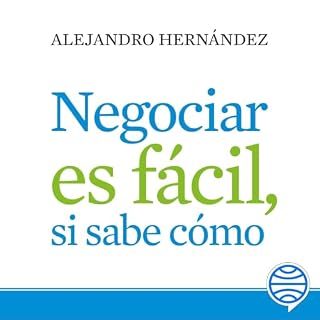 Diseño de la portada del título Negociar es f&aacute;cil, si sabe c&oacute;mo