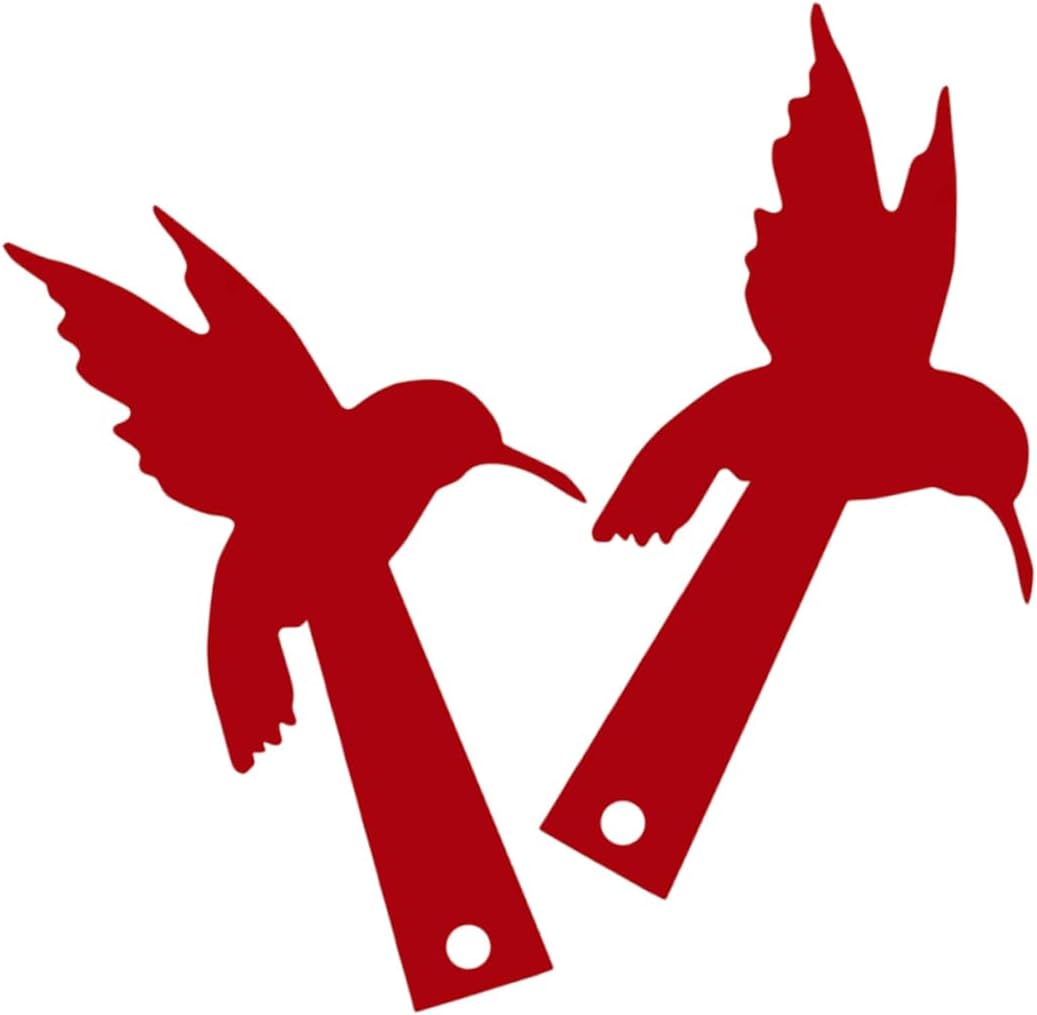 2pcs Creative Mailbox Flag Replacement Red Pigeon Design Mailbox Decor for Brick Mounts Stylish and Unique for Bird Lovers