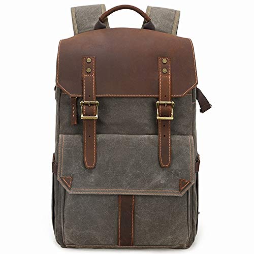 YobOU[ YOr̂߂Ɍ݊̂郔Be[WLoXobOt@bViuȃfC[obOs̃fW^჌tJ zY (Color : GRAY, Size : 12 inches)