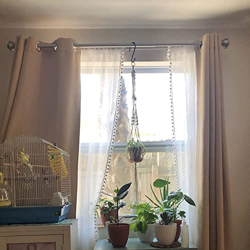 Mzekgxm Large S Hooks For Hanging Heavy Duty, 6 Inch Non Slip Vinyl Coated Metal Black Closet S Hooks For Hanging Plants Outdoor Lights And Kitchen Pot Pan Cups Closet Towels Jeans Hats (4 Pack) #TOP6