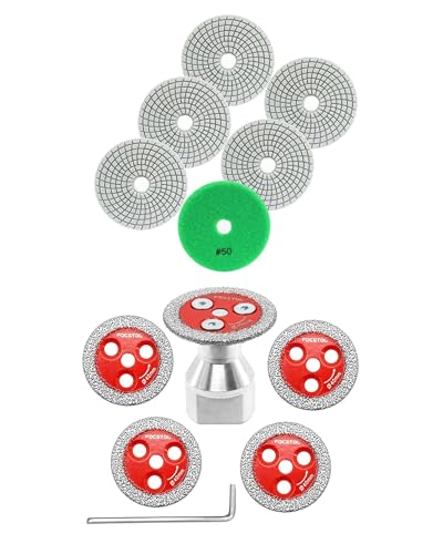 Disque Diamant Carrelage Ajustement Tuyauterie et Tampon Polissage Diamant Bordures Rectifiées