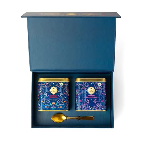 Taj Mahal gift pack 100g*2 Teas with One Spoon, Medium Caffeine