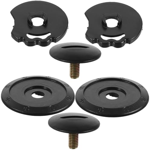 Base del mecanismo del casco para reparar la visera suelta con este kit de 6 piezas negro