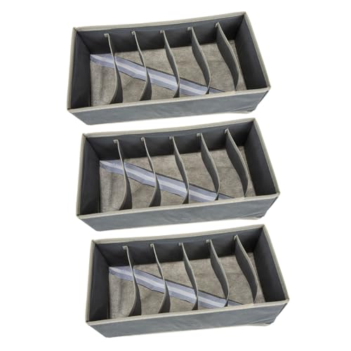 TOPPERFUN 3piezas Organizador De Sujetadores Unidades Organizador De Ropa Interior Para Contenedor De Almacenamiento Simple