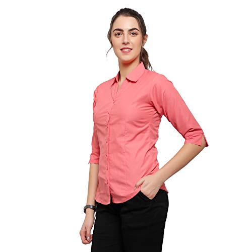 Image of Blue RoninWomen Stylish Western Official Formal Shirts for Women Regular fit Shirts for Women