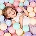 GOGOSO Ball Pits Balls Toddlers 50 100 200 500 Plastics Shape Ball Non-Phthalate Non-BPA Non-Toxic 2.2-Inch Crush Proof Play Balls, 2.15inches,6Colors,50pcs Balls