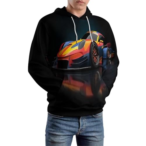 Sweat a capuche homme ne se decolore pas pull numerique 3D de qualite - 5