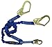 FallTech 8240Y3 ElasTech, Internal Elastic SAL-Adjustable Y-Leg for 100% Tie-Off with 1 Snap Hook and 2 Rebar Hooks, 4 1/2