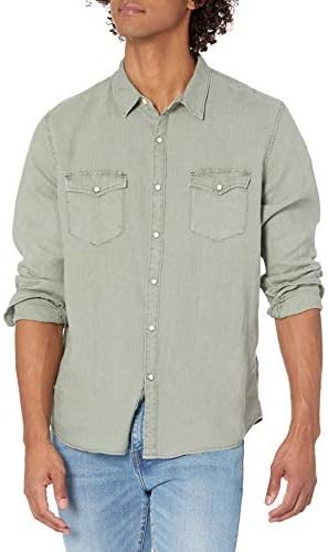 Lucky Brand Men's Long Sleeve Button Up 