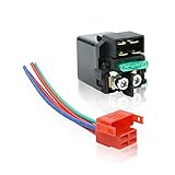 Wai Danie - Relé de arranque solenoide + enchufe compatible con CBR 600 954 1000 CB RVF RVT ST VFR VT