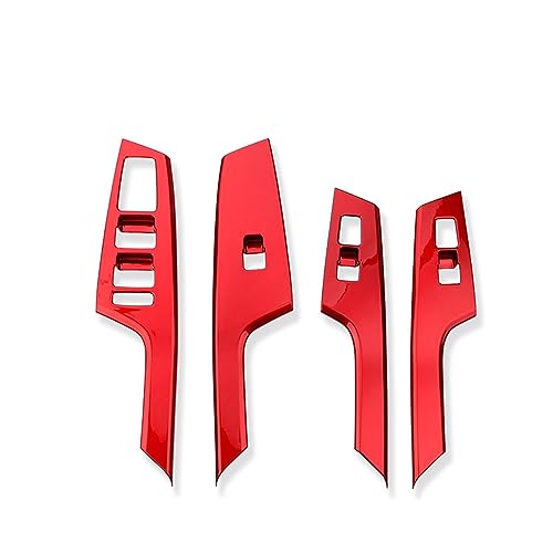 Garniture interrupteur EV6 style rouge sport pour sublimer l'habitacle