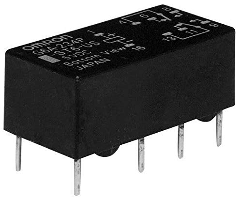 Relais Miniature OMRON G2V-234P 12V - Pour Signaux Sensibles, Neuf Sous Blister