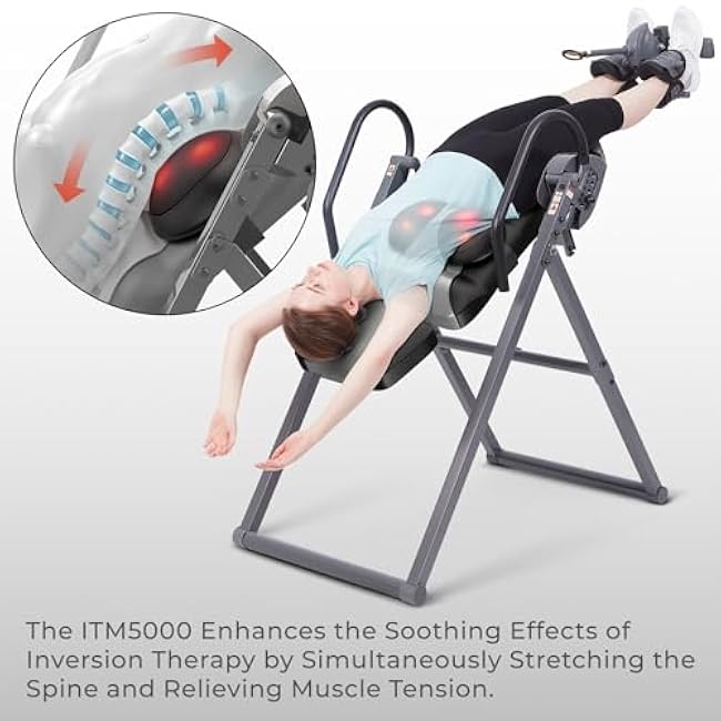 Innova ITM5000 Therapeutic Heat and Shiatsu Massage Inversion Table