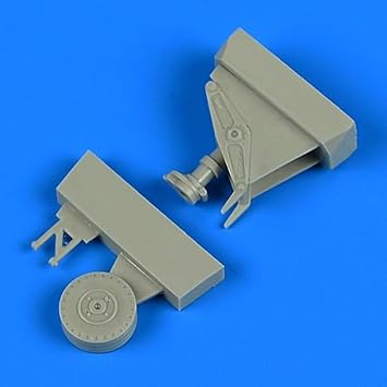 Quickboost 48805 1/48 Douglas A-1J Skyraider Tailwheel for Tamiya, Grey, QB48805