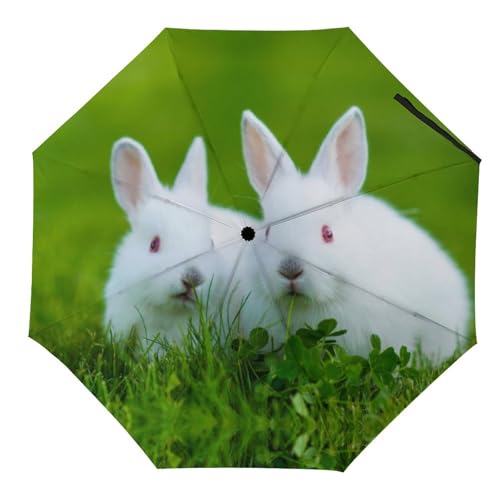 Parapluie automatique pliable résistant au vent imprimé cerises
