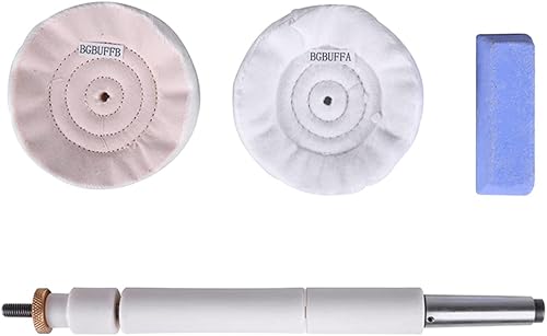 Miniatura 2 de Sistema de pulido de torno de 2 pasos, mandril de pulido de 2 ruedas, soportes MT2