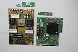 Lutema Television Repair Kit for Vizio V505-H9 with TV Main Board + Power Supply + TCon + Cables