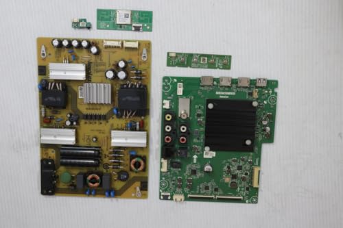 Lutema Television Repair Kit for Vizio V505-H9 with TV Main Board + Power Supply + TCon + Cables