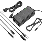 54.6V 2A Charger for 48V Lithium Battery, Universal Battery Charger Compatible with Jetson, Razor, Ninebot, Segway, Swagtron, Equipped with 4 Output Heads