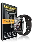 [6 Pack] INGLE for Apple Watch Series 4 Screen Protector (40mm), Liquid Skin [Anti-Bubble] [HD Clear] Full Coverage Film with Lifetime Replacement Warranty