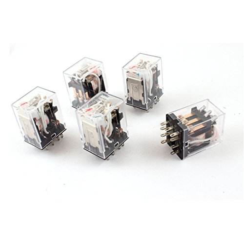 Relais AC 36V 3PDT JCAKES à LED rouge pour contrôle de circuit fluide