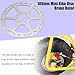 CILOYU Mini Bike Hydraulic Brake Kit and 35 Chain Replacement for Mini Bike Baja Doodle Bug DB30 Blitz Dirt Bug Predator 79cc 97cc 100cc 2.8hp MiniBike Powersports Parts 180mm Disc Brake Rotor
