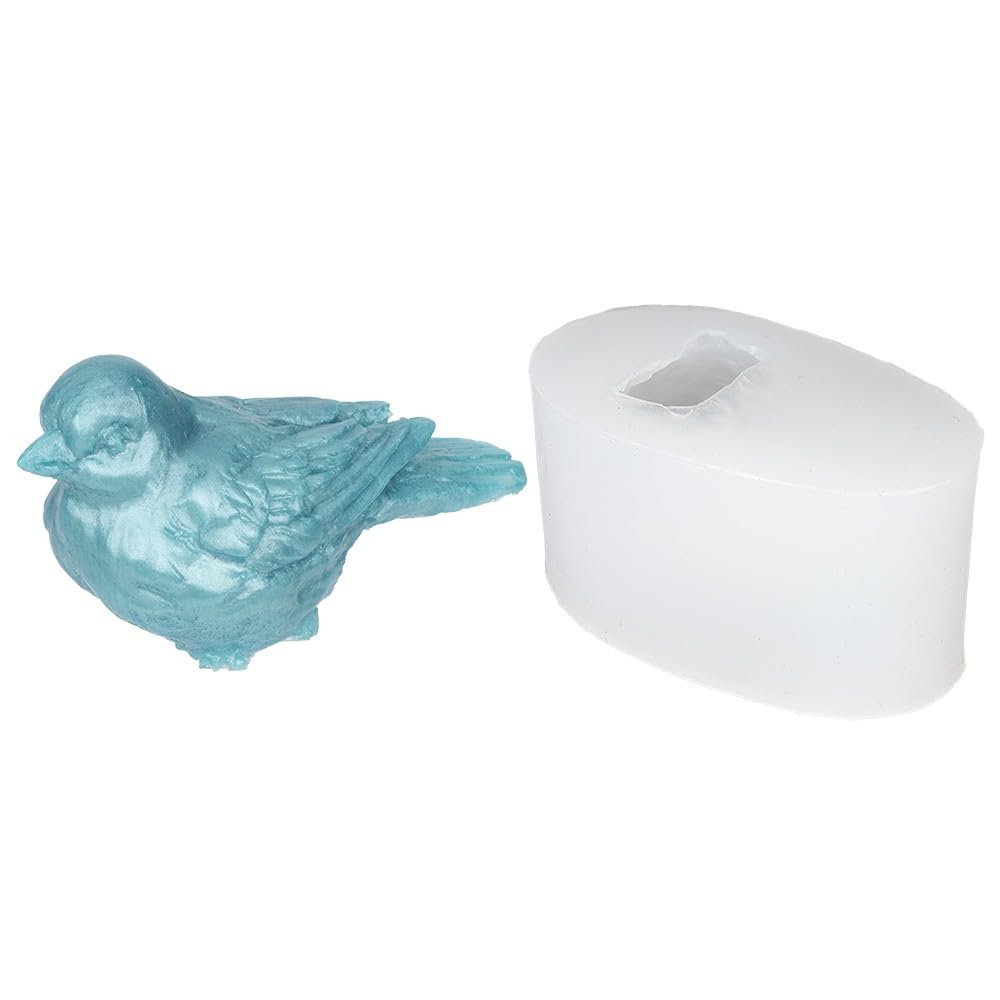 Stampo In Silicone A Forma Di Uccello Per Resina, Cemento E Gesso – 8,1x4,4x4,9 Cm, Antiaderente E Food Grade, Uso Interno/esterno