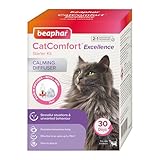 Beaphar - CatComfort® Excellence – Pheromone Calming Diffuser for Cats - Plug-In & Refill – Reduces Stress, Anxiety & Unwanted Behaviour - Long-Lasting Cat Stress Relief – Lasts Up To 30 Days & 70m²