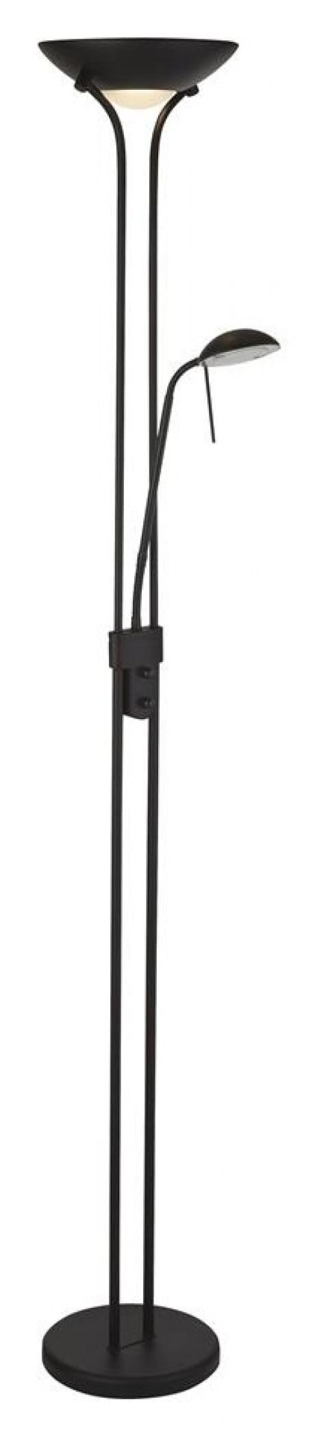 Searchlight Lighting Black Searchlight Led Mother & Child Floor Lamp Matt 3000K