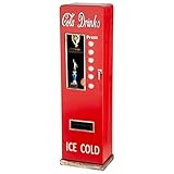 Design Toscano Retro 1950s Cold Drink Soda Pop Machine Cabinet, full color