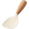 1 x White Standing Silicone Rice Spoon Paddle Household Rice Scoop Heat Resistant Anti-scald Rice Potato Server
