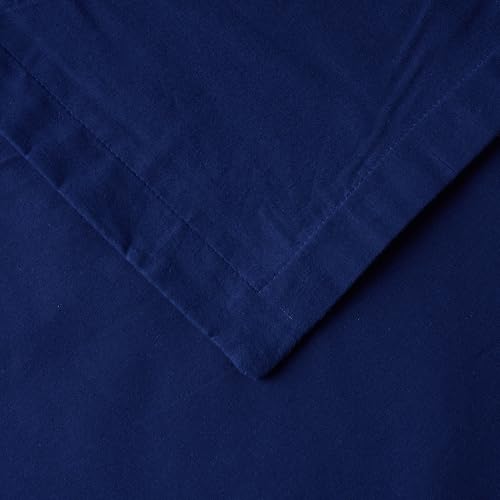 Image of 100% Pure Cotton 3 Layer Dohar, Double Bed Blanket Comforter, (90''X100'' / 230X254 CM), Uni Plain, Skin Friendly Dohar, Color - Navy