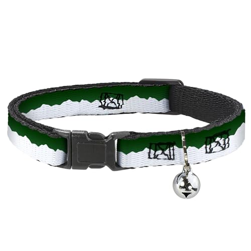 Collar para gato Buckle-Down multicolor ideal para paseos seguros y juegos en el jardín de casa 2