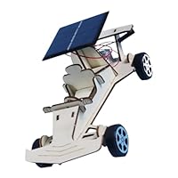 Milisten Educational Diy Solar Power Car Toy for Boys and Girls Assemble Play Vehicle Toys