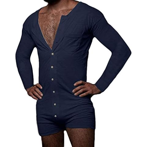 Mens Winter Thermal Cotton Tracksuit Onesie Cover