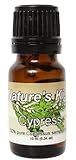 Nature's Kiss 100-Percent Pure Extremely High Quality Therapeutic Grade Cypress Essential Oil, 0.34-Ounce