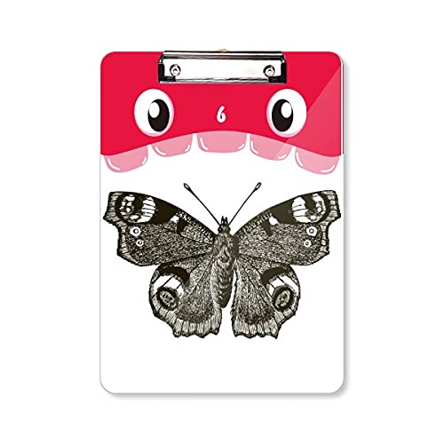 Dossier à tête plate A4 aile de papillon foncée pour organiser vos cours et sessions d'étude