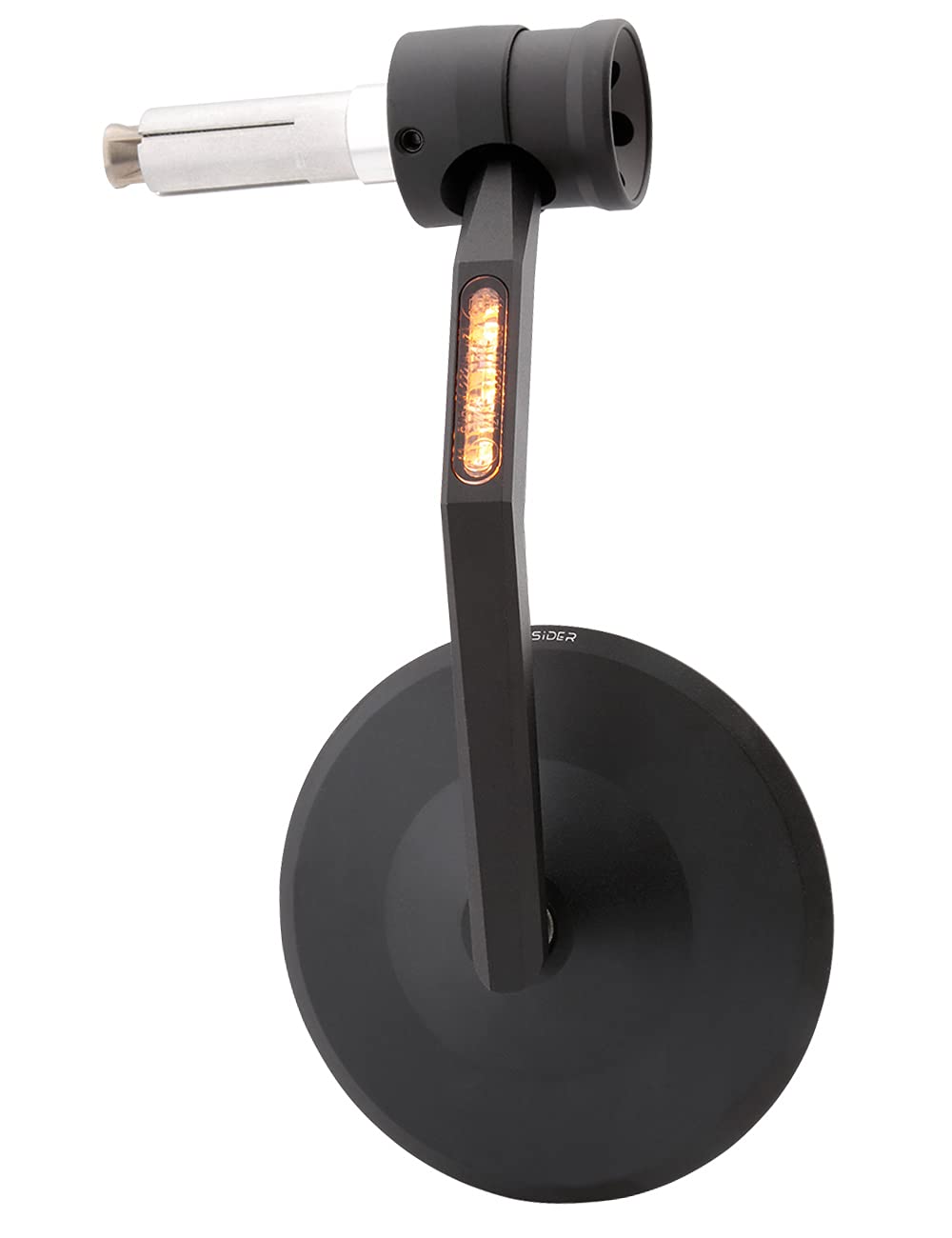 HIGHSIDER Montana Rim Motorrad Lenkerendenspiegel mit LED Blinker, E-geprüft (Stück)