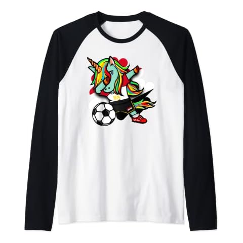 Dabbing Unicorn Egypt Soccer Lovers Jersey Egyptian Football Raglan Baseball Tee Cover