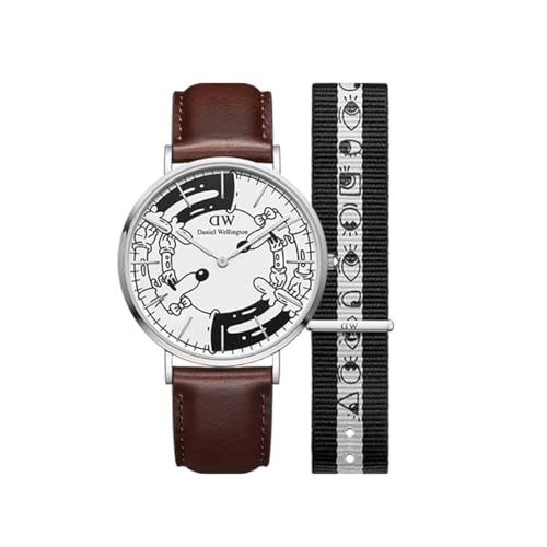 ギフトセット メンズ レディース ダニエルウェリントン Daniel Wellington Steven Harrington Classic 40 + Nato Strap 時計 ブランド 20代 30代 コラボレーション ウォッチ 高級 大人 かっこい