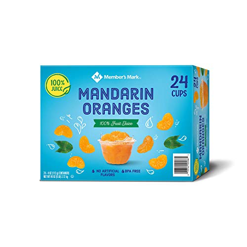 2 Pack Mandarin Oranges In Fruit Juice, 4 Ounce Cups (24 Count Per Pack) #TOP14