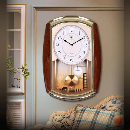 Horloge de salon grand format style chinois et pendule européen